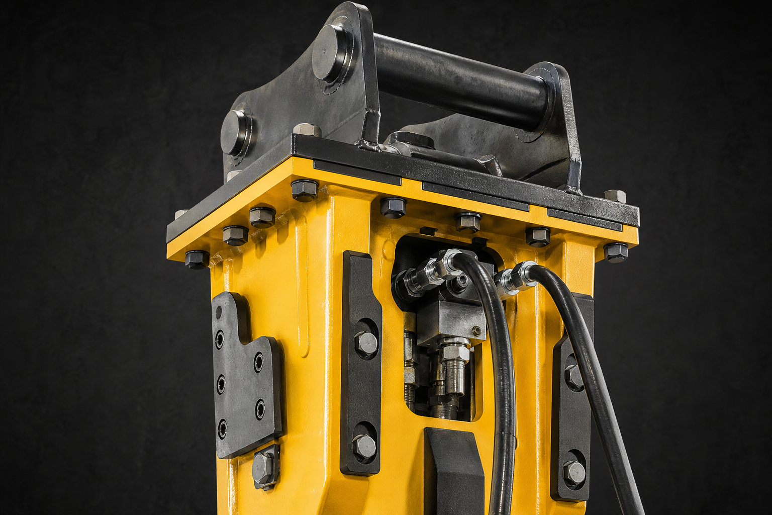Rock Breaking application for MTB Series Hydraulic Breaker