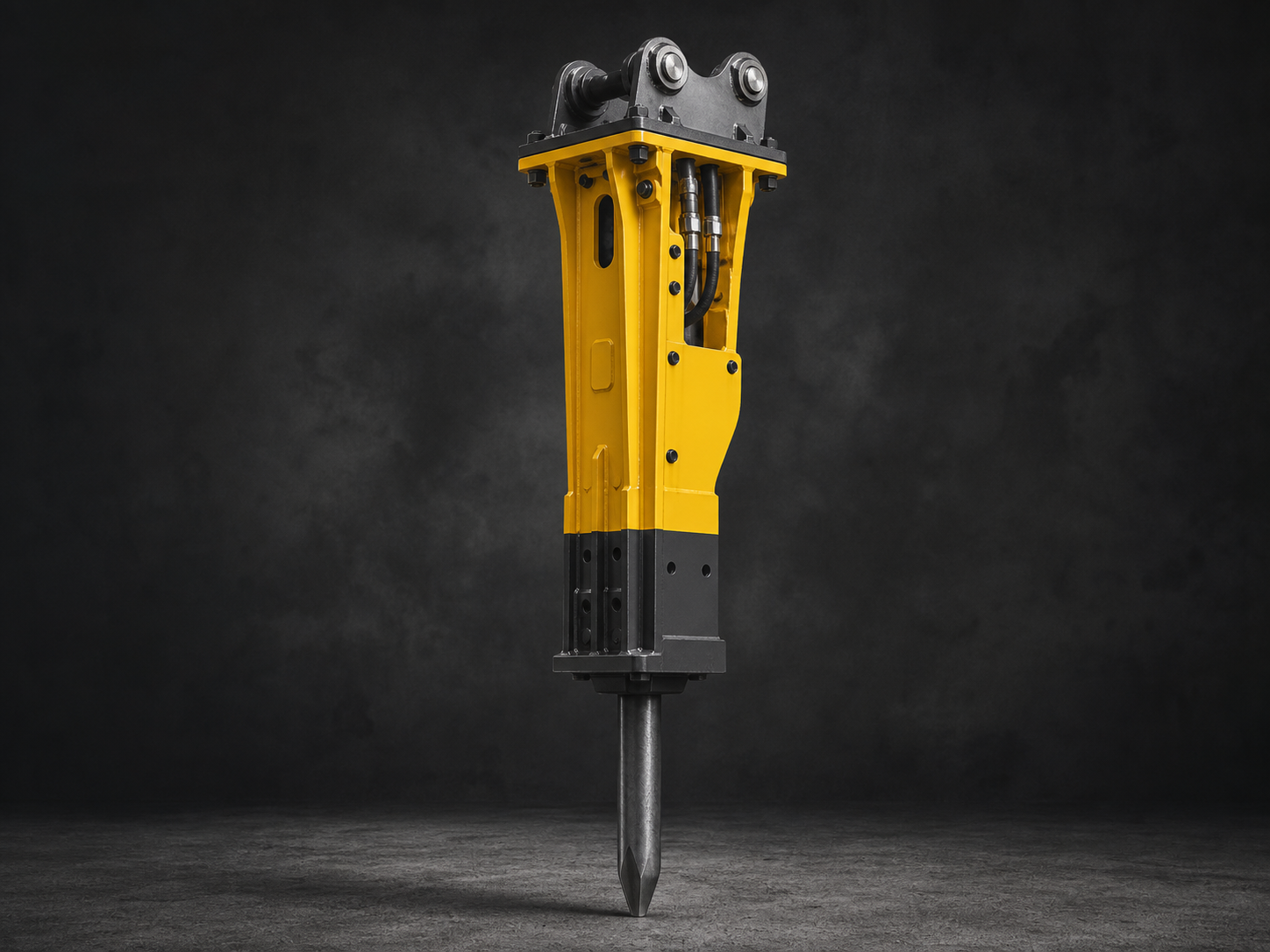 Road Construction application for MTB Series Hydraulic Breaker