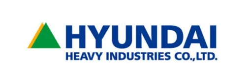 HYUNDAI excavator compatibility logo for FEROX hydraulic breakers and excavator attachments