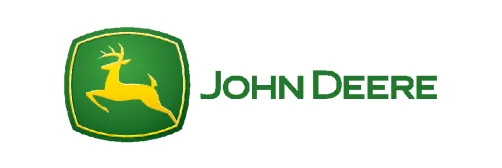 John Deere logo for excavator and construction machinery applications