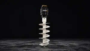 FEROX hydraulic auger drill attachment for excavator earth drilling