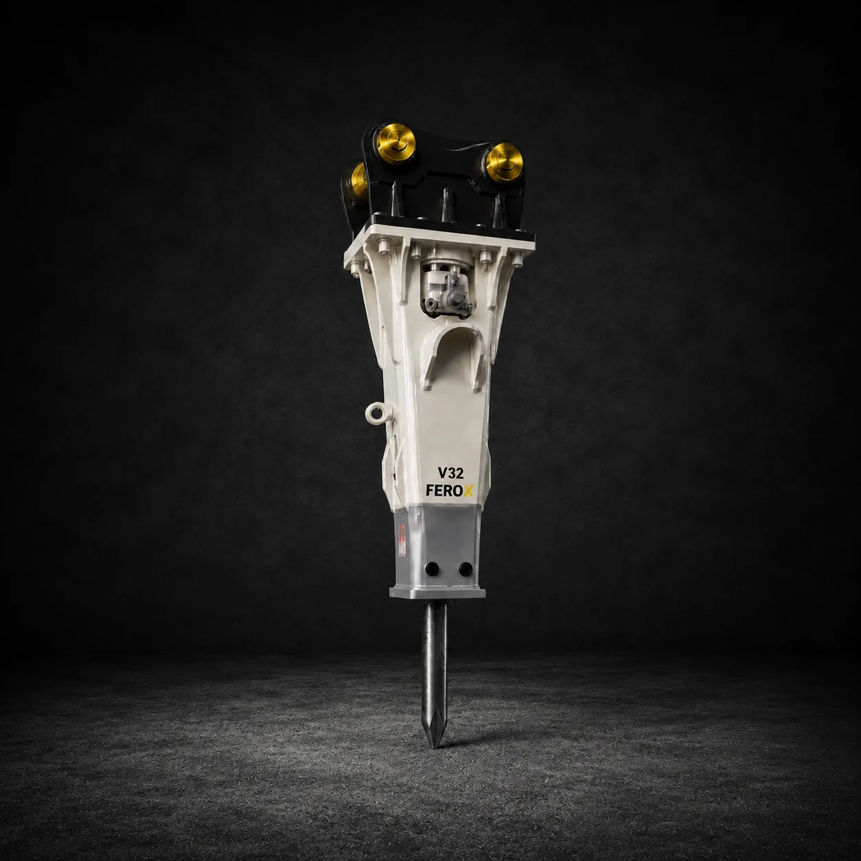 FEROX Montabert series hydraulic breaker for excavators with powerful impact performance and durable chisel