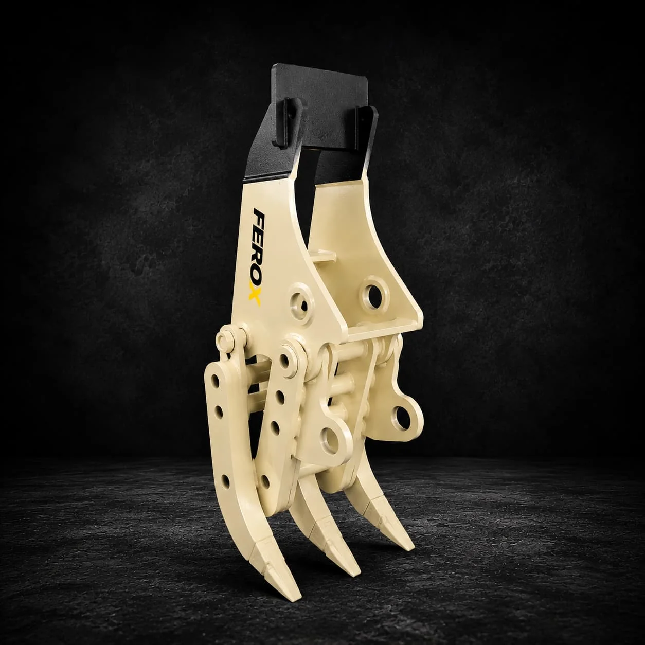 FEROX mechanical grab attachment for excavator material handling